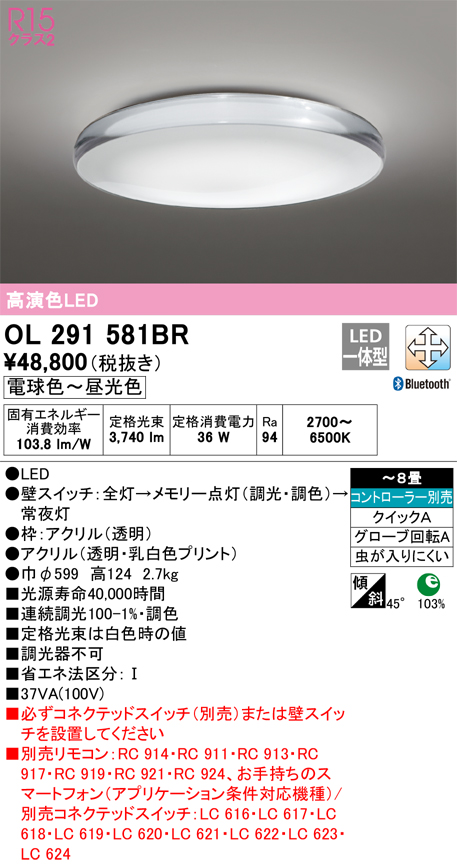 OL291581BR オーデリック照明器具販売・通販のこしなか